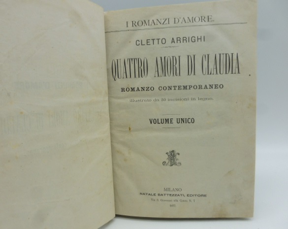 I quattro amori di Claudia. Romanzo contemporaneo